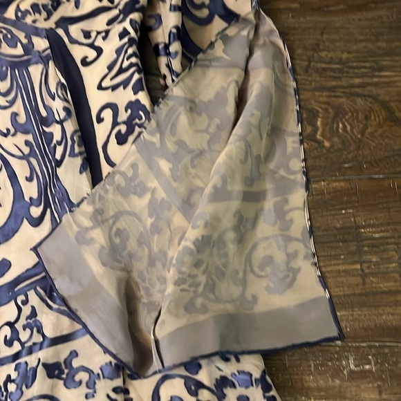 FREE PEOPLE SILK BLEND OPEN BACK TOP PURPLE NUDE SIZE 0 - Picture 4 of 9